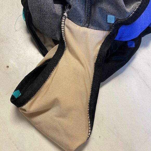 Vintage 80's Rose Marie Reid Bow One Piece 16 - Picture 5 of 9